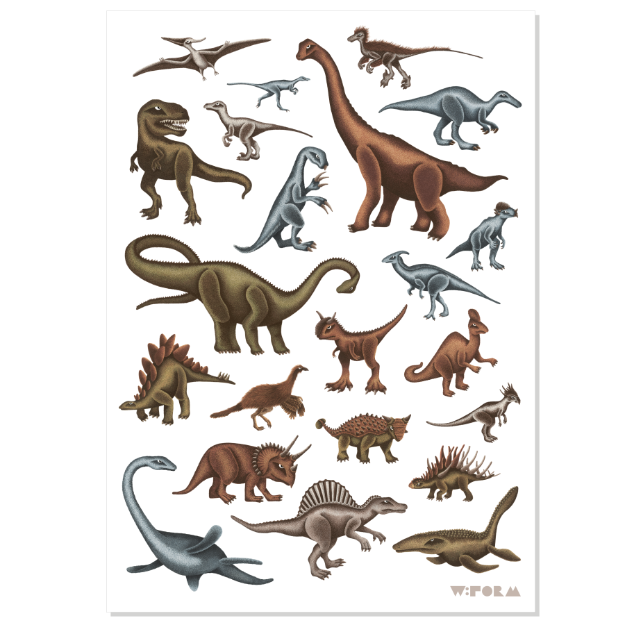 Dinosaurs 50x70 cm