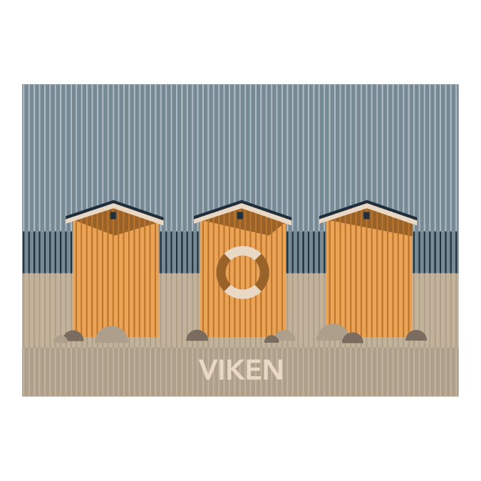 Viken Vykort A5